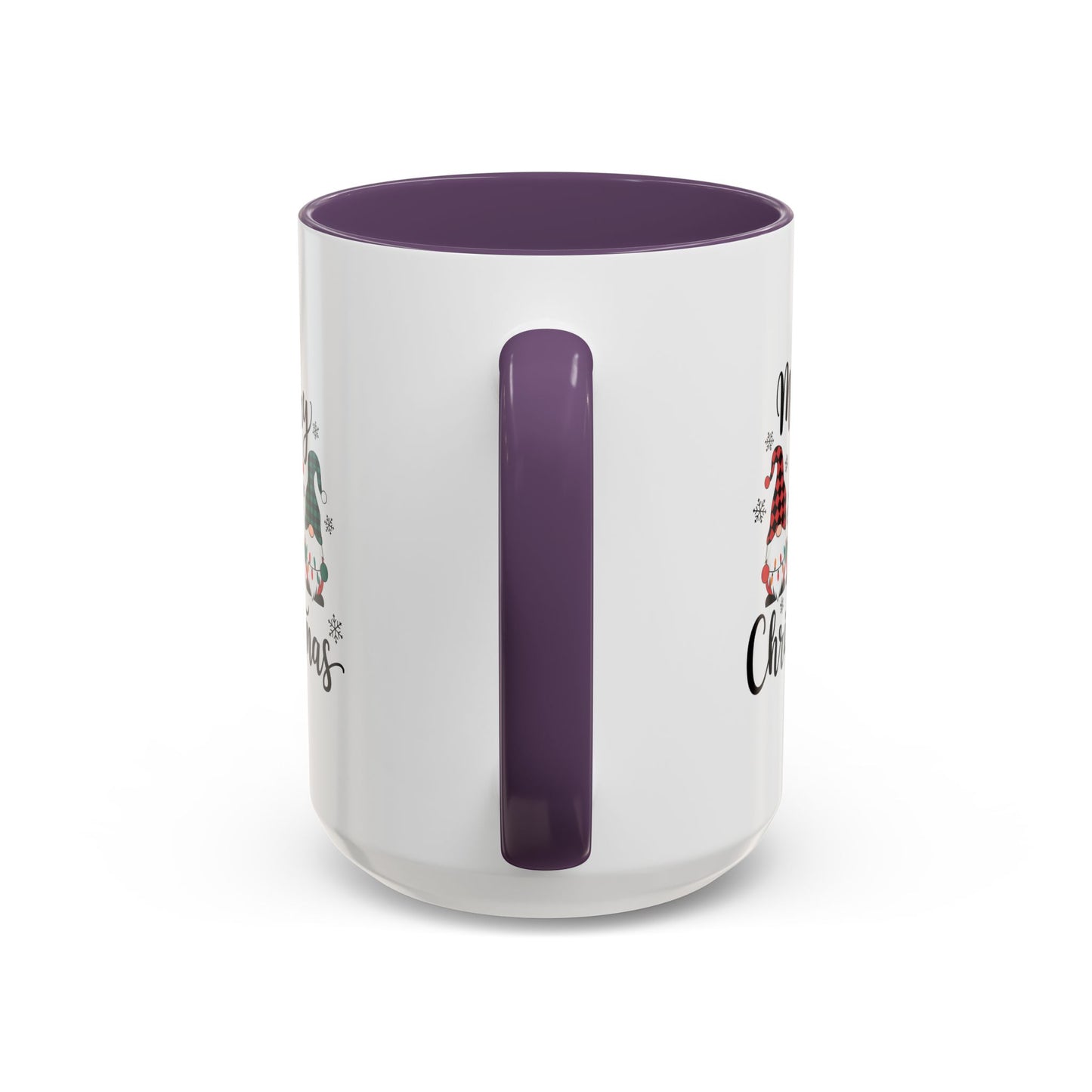 Cute Colorful Merry Christmas Elves In Colorful Hats | Christmas Mug | Christmas Gift | 11oz Accent Mug | 15oz Accent Mug