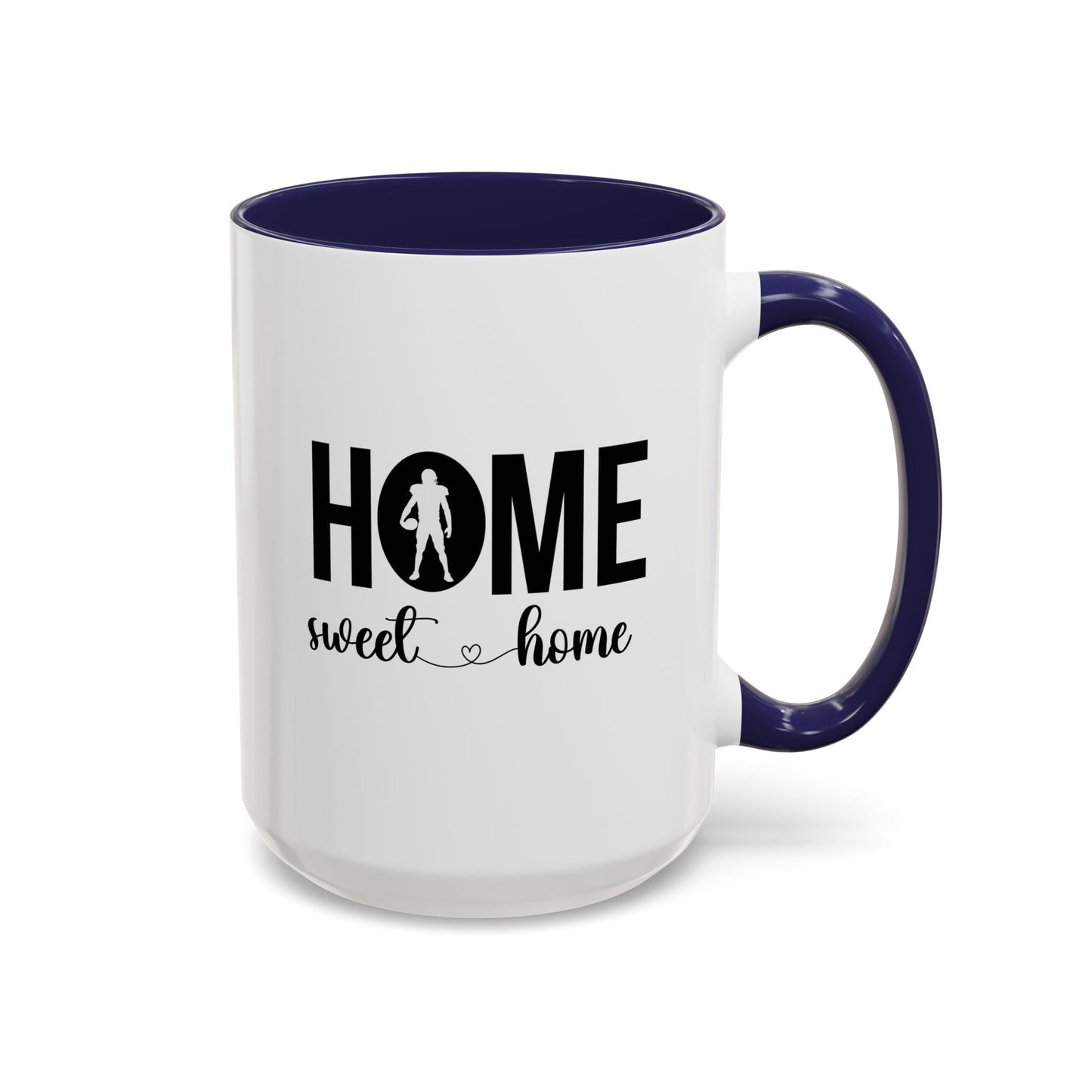 Male Football Mug | Sports Mug |11oz Accent Mug | 15oz Accent Mug | Football Mug | Home Sweet Home Mug