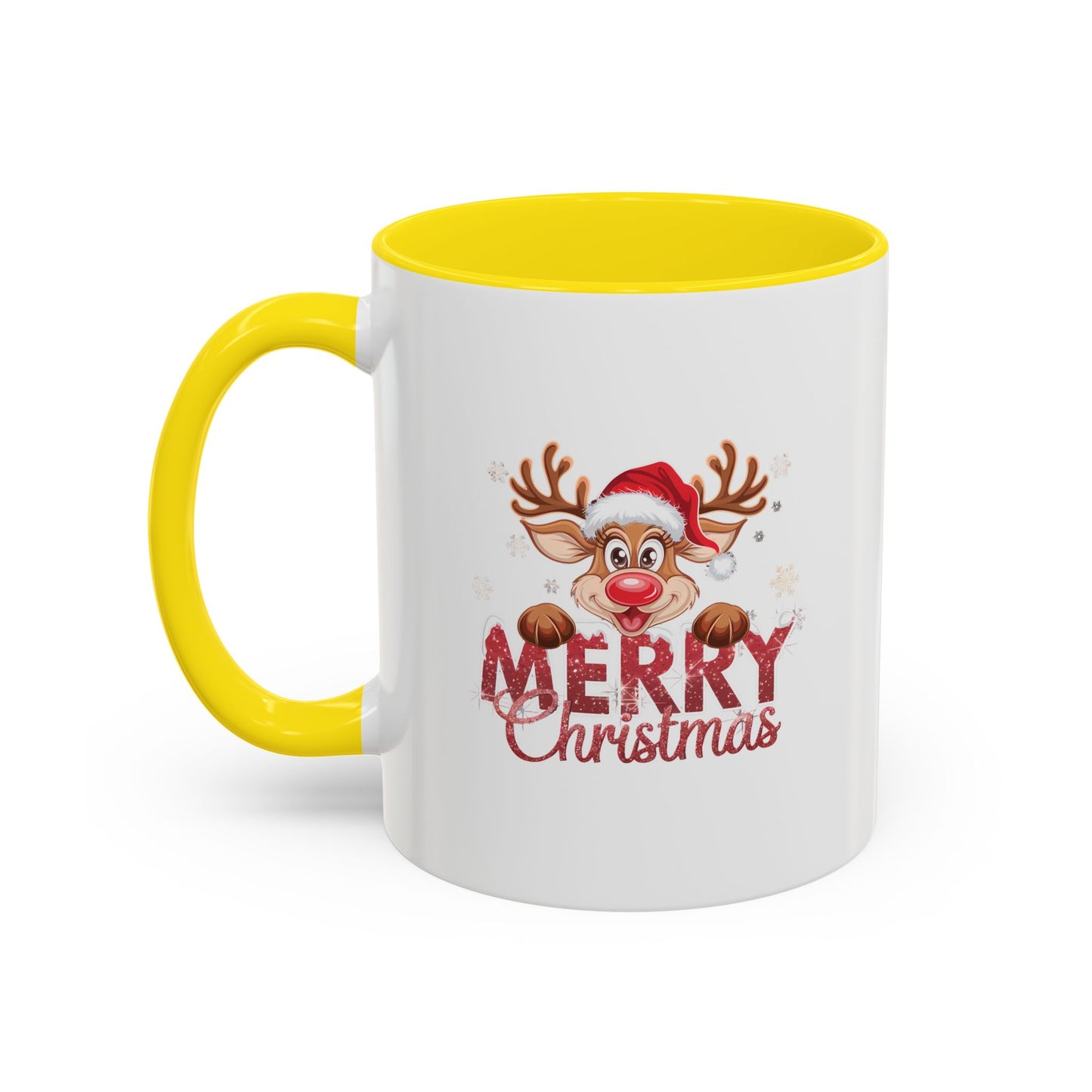 Reindeer Merry Christmas Mug | Merry Gift Idea | Gift for Kids | Kids Christmas Gift Idea | Kids Mug | 11oz Accent Mug | 15oz Accent Mug