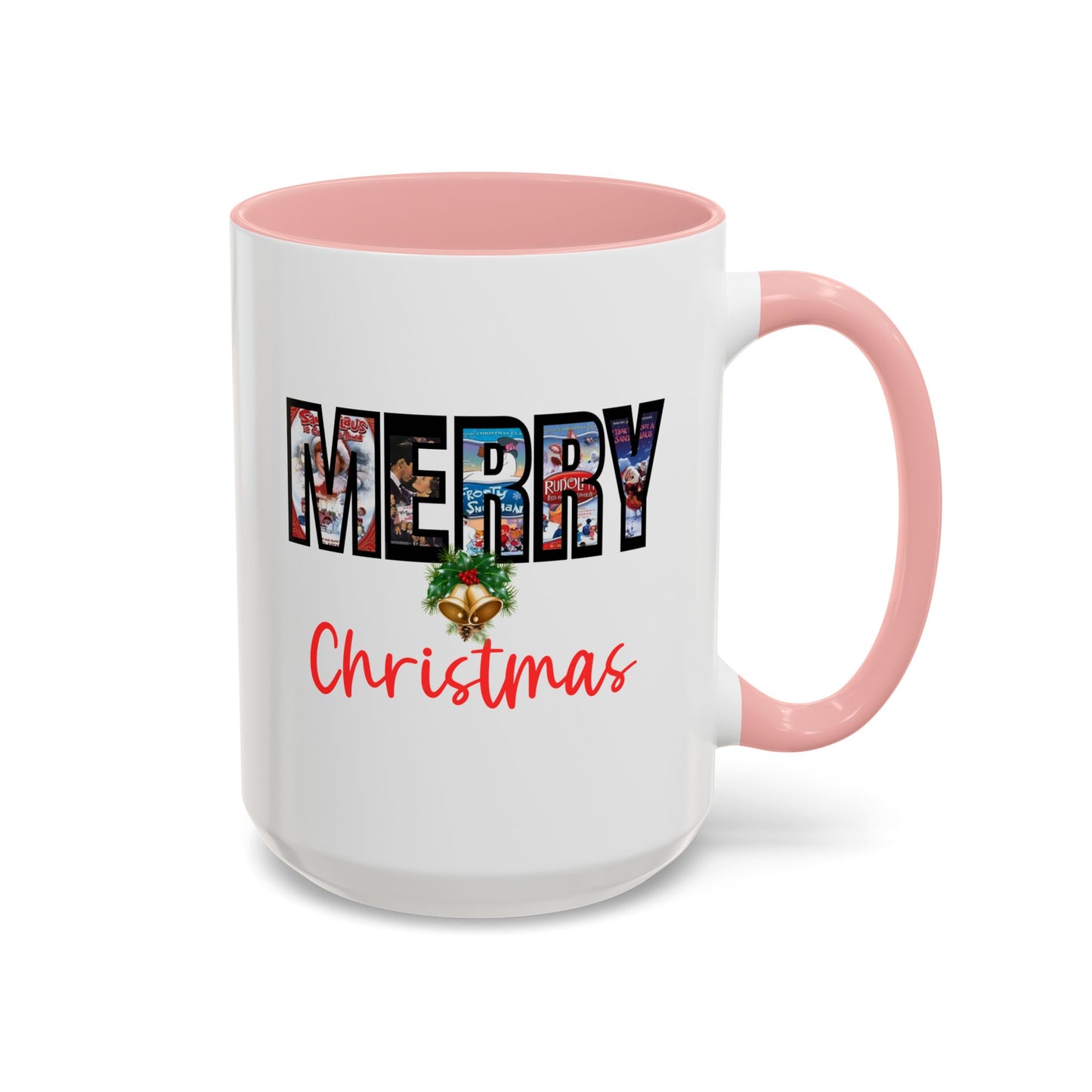 Merry Christmas Nostalgic Movie Poster Mug | Christmas Gift | Funny Christmas Gift | Accent Mug