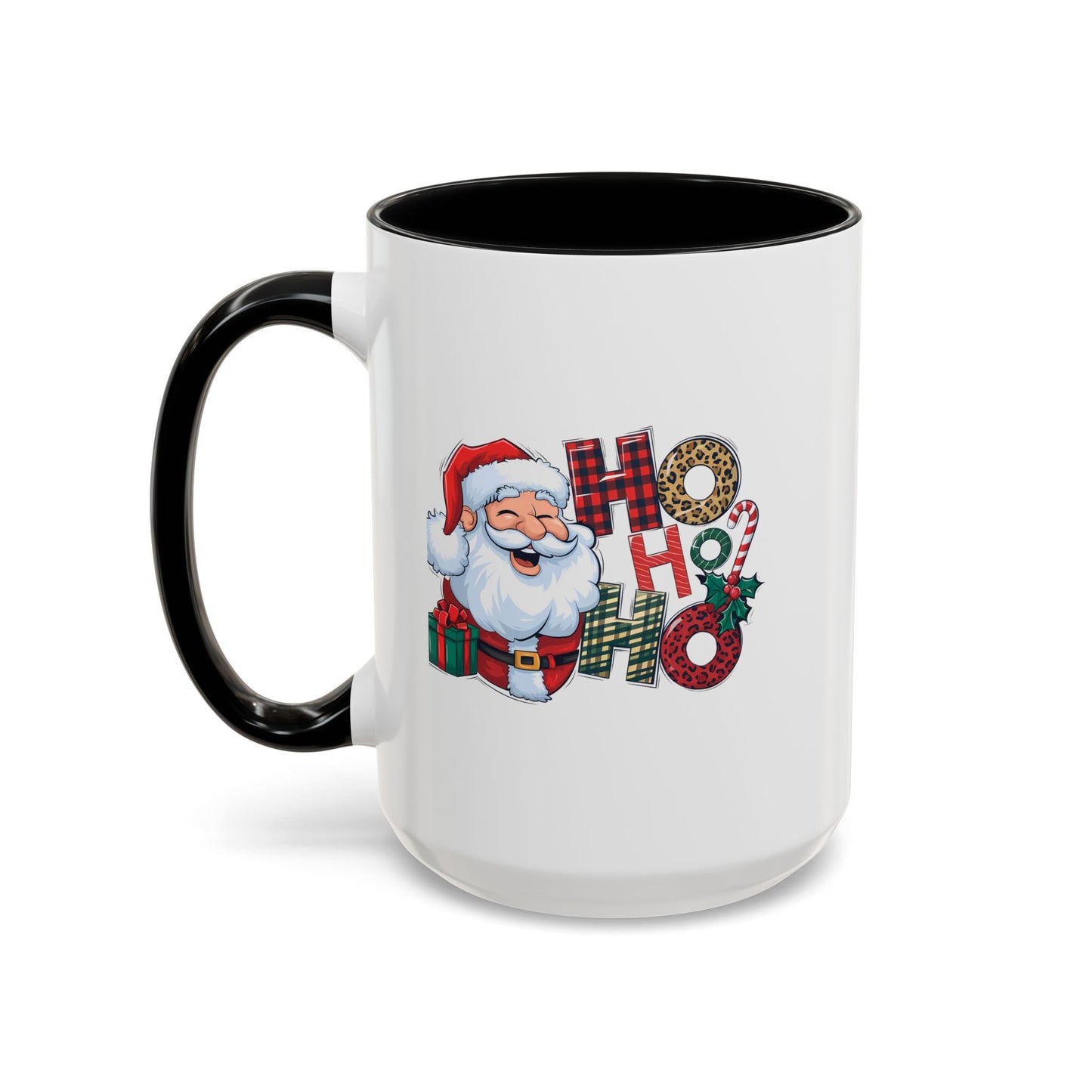 Santa Ho Ho Ho Christmas Mug | Gift Idea | Gift for Kids | Kids Christmas Gift Idea | Kids Mug | 11oz Accent Mug | 15oz Accent Mug