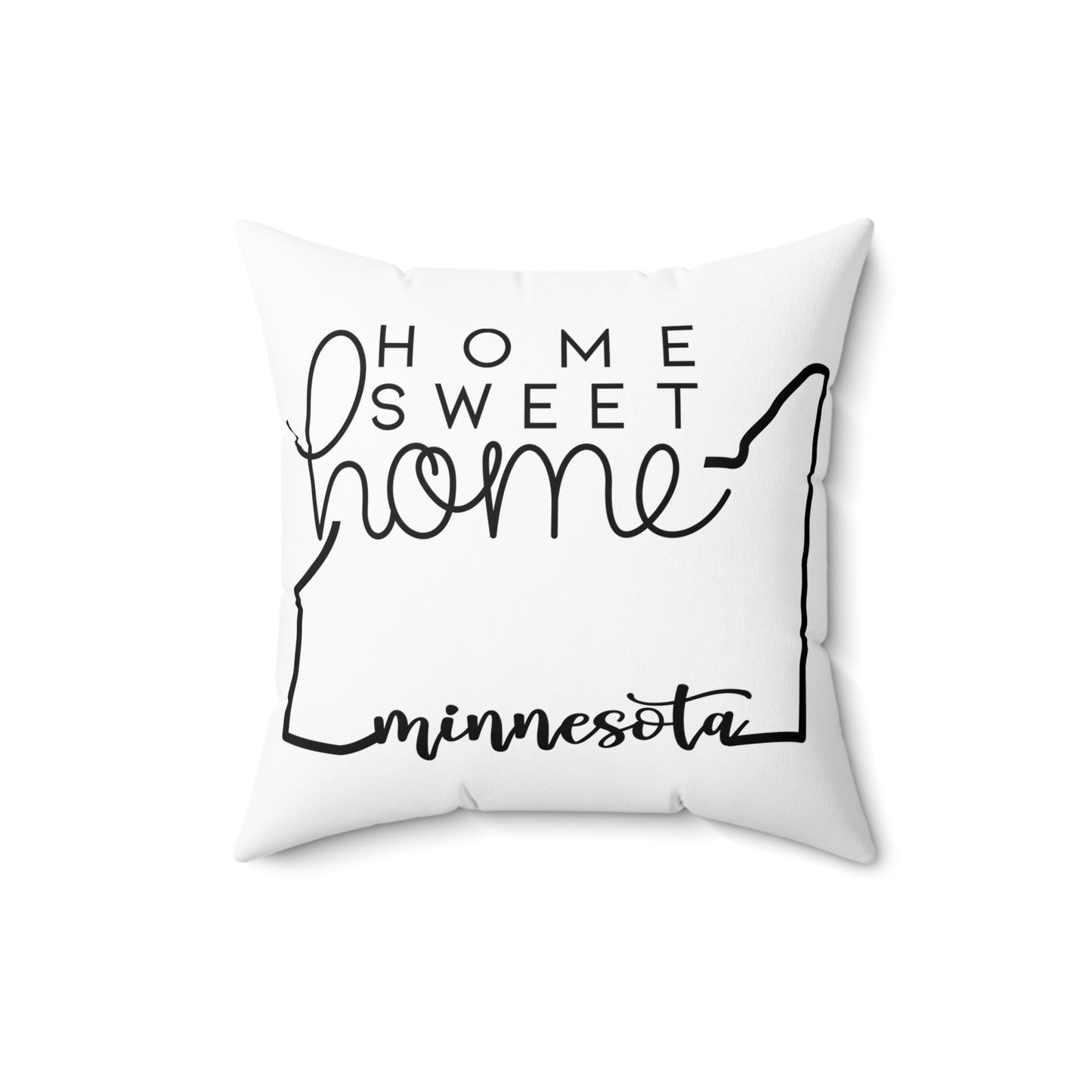Home Sweet Home Minnesota Decorative Pillow | Gift For Her | Home Decor | State Gift | Customized State Pillow