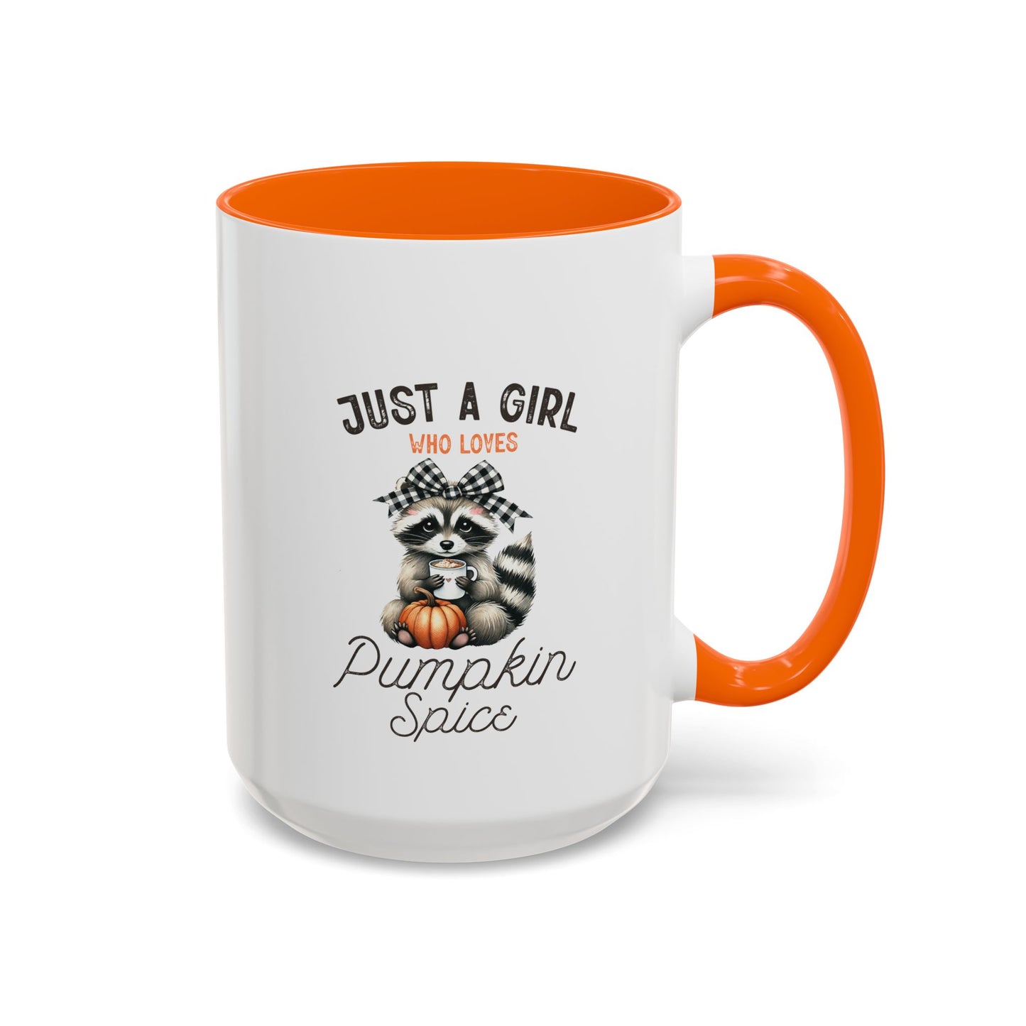 Just A Girl Mug | Fall Season Mug | Gift for Fall Nature Lover | Fall Season Mug | Cute Gift | Fall Mug | 11oz Accent Mug | 15oz Accent Mug