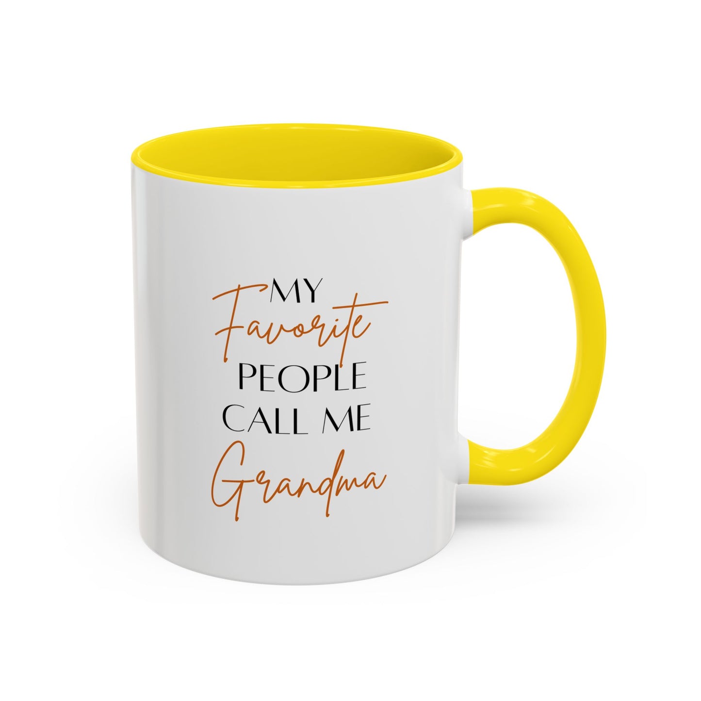 Grandma Life Mug | Gift for Grandma | My Favorite People Call Me Grandma | 11oz Accent Mug | 15oz Accent Mug