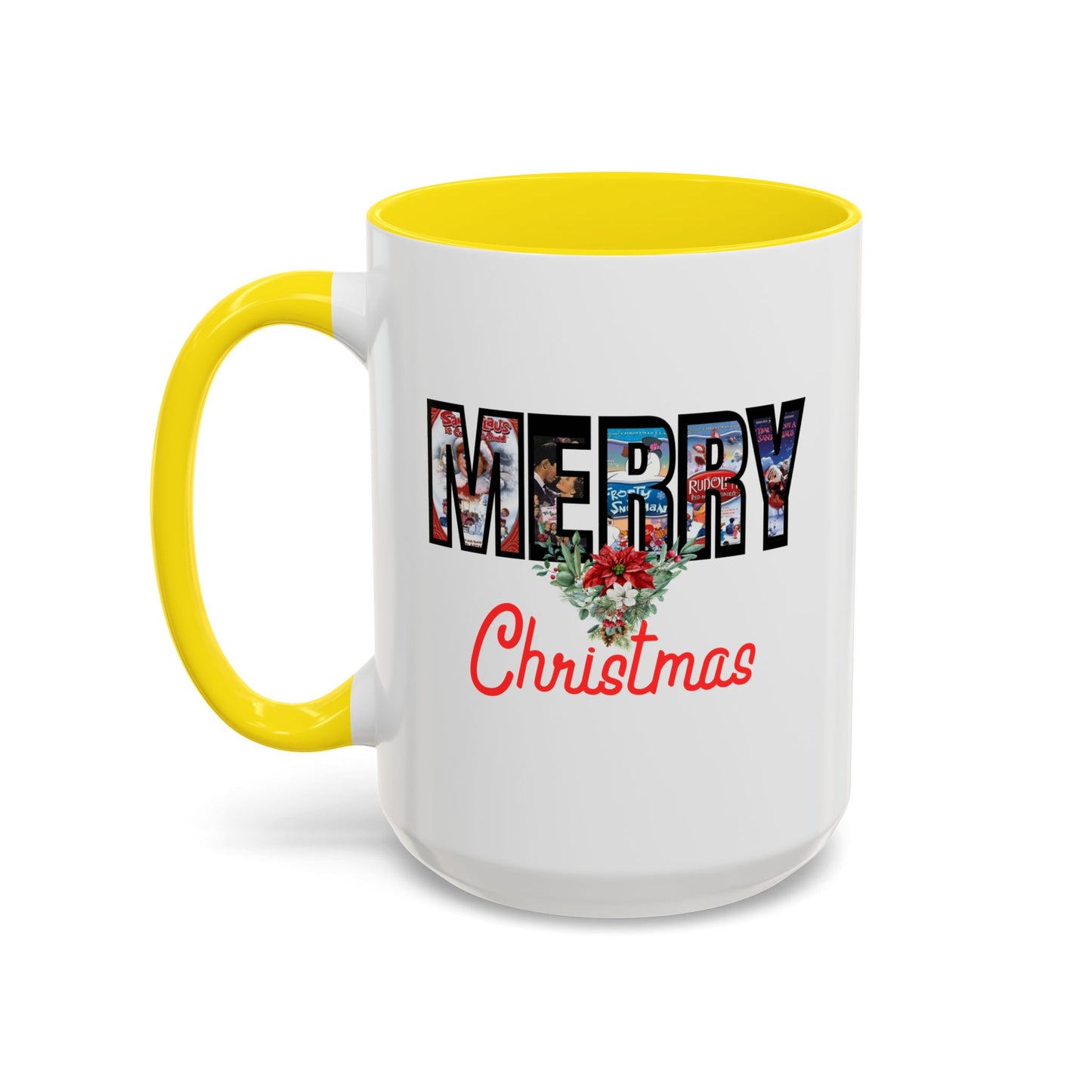 Merry Christmas Nostalgic Movie Poster Mug | Christmas Gift | Funny Christmas Gift | Accent Mug | 11oz | 15oz |
