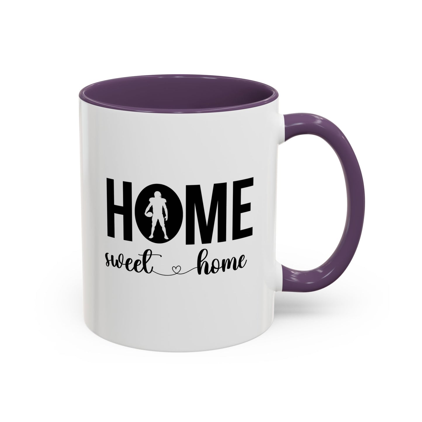 Male Football Mug | Sports Mug |11oz Accent Mug | 15oz Accent Mug | Football Mug | Home Sweet Home Mug
