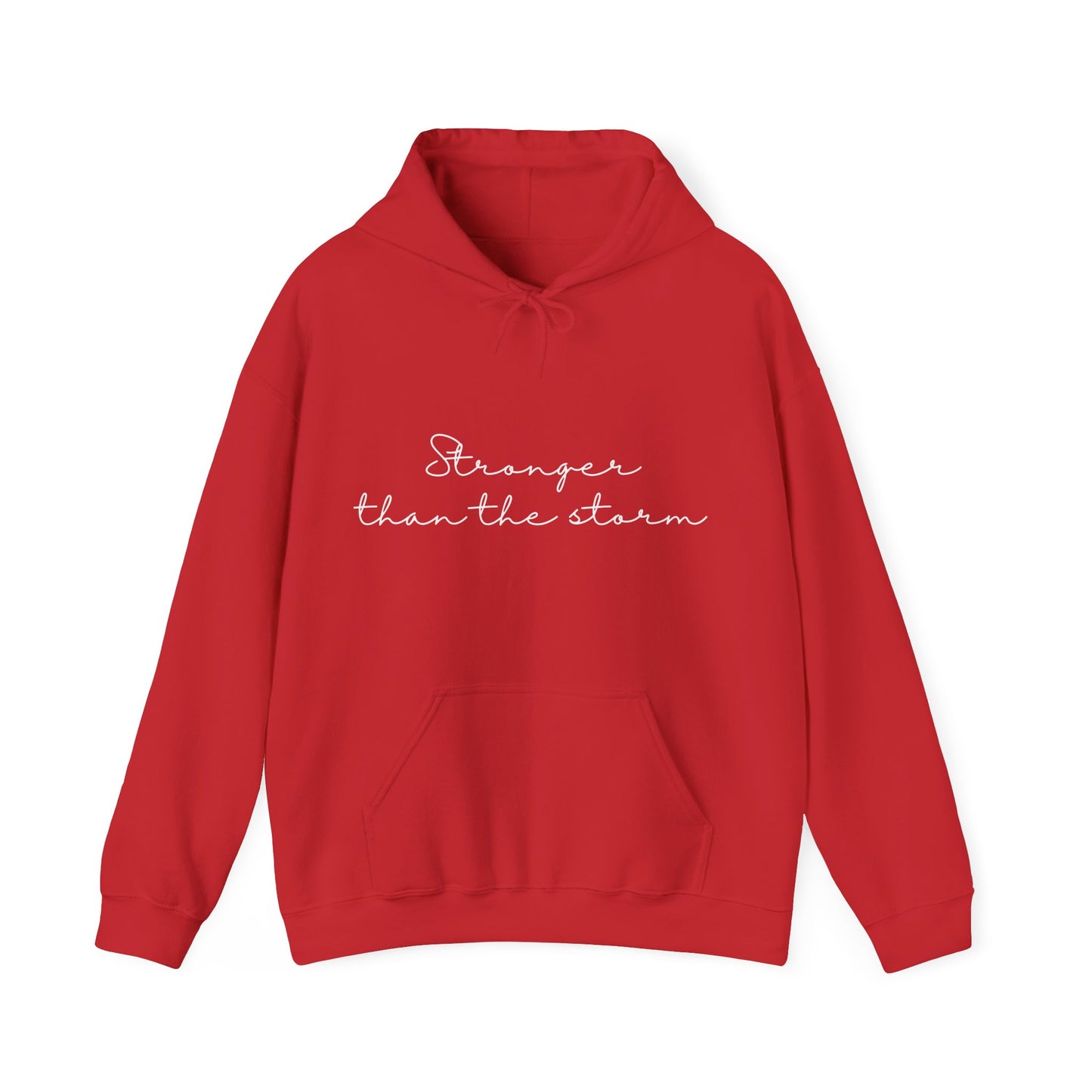 Stronger Than The Storm Inspirational Quote Hoodie | Motivational Gift For Her | Inspirational Quote