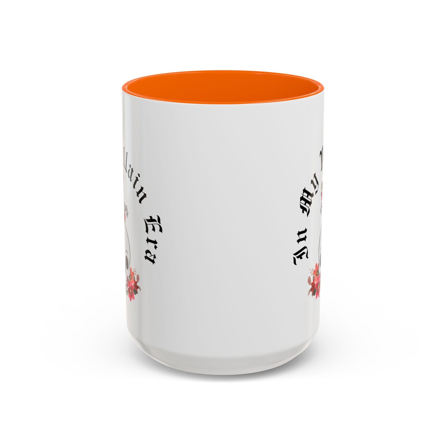 Cute In My Villain Era Mug | Villain Era | Decorative Roses with Skull Mug | Cute Villain Mug | 11oz Accent Mug | 15oz Accent Mug