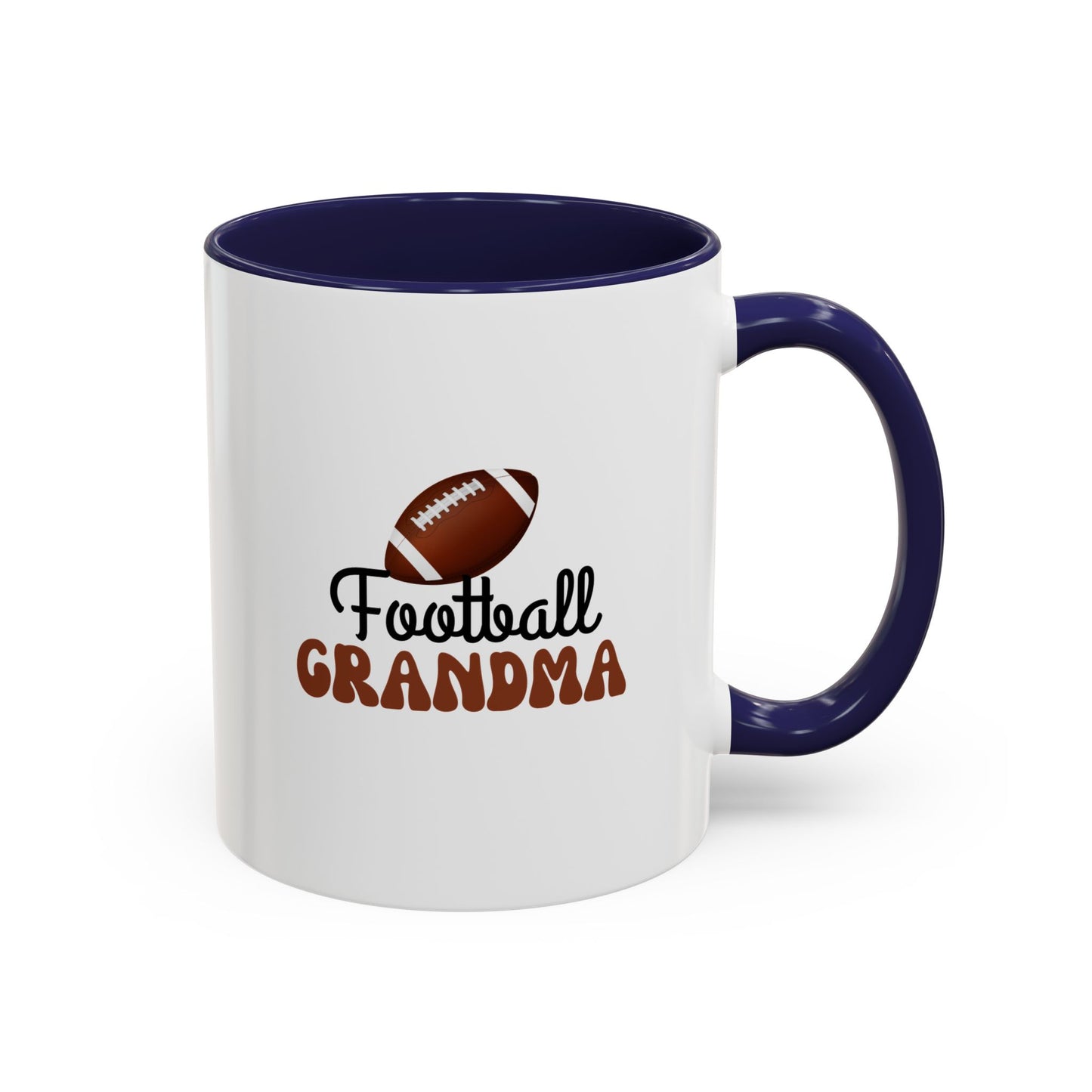 Football Grandma Mug | Sports Fan Gift | Proud Grandma Gift | Ceramic Mug | 11oz Accent Mug | 15oz Accent Mug