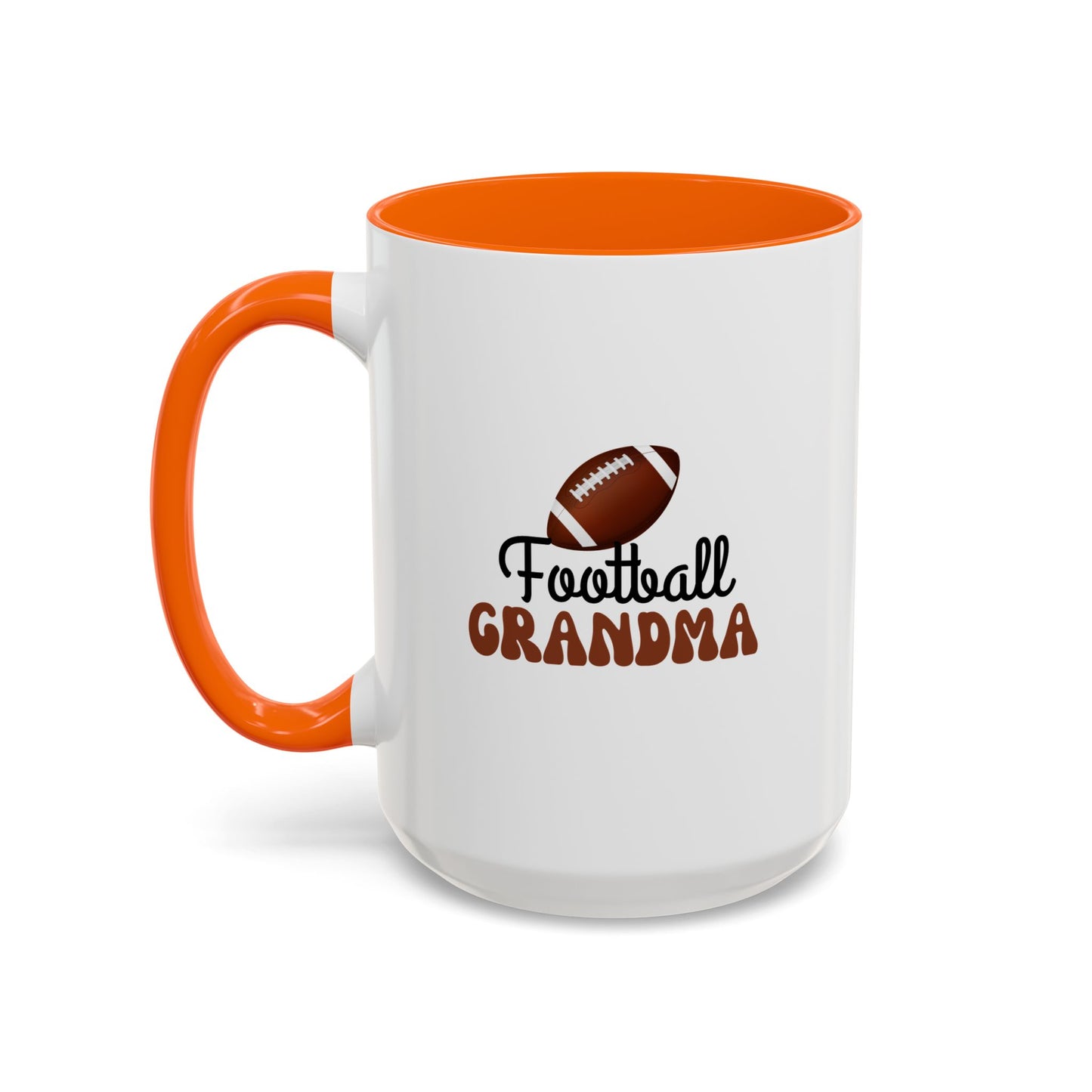Football Grandma Mug | Sports Fan Gift | Proud Grandma Gift | Ceramic Mug | 11oz Accent Mug | 15oz Accent Mug
