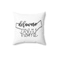 Home Sweet Home Delaware Decorative Pillow | Gift For Her | Home Decor | State Gift | Customized State Pillow