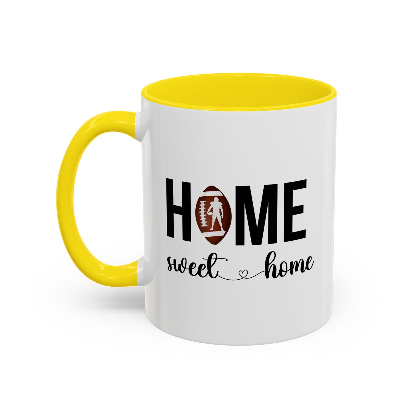 Male Football Home Sweet Home Mug | Sports Mug |11oz Accent Mug | 15oz Accent Mug | Football Mug