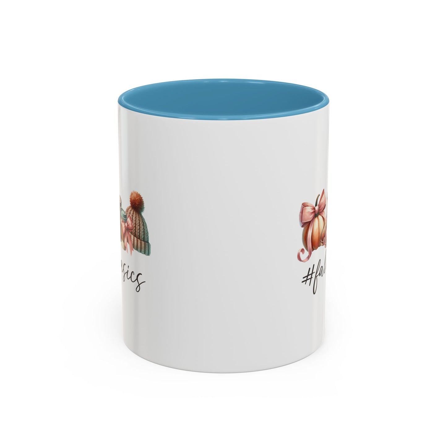 Fall Basics | Fall Lover's Mug | Pumpkin and Latte Mug | Fall Season Mug | Gift for Her | Fall Mug | 11oz Accent Mug | 15oz Accent Mug