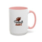 Football Aunt Mug | Sports Fan Gift | Favorite Aunt Gift | Funny Gift | 11oz Accent Mug | 15oz Accent Mug