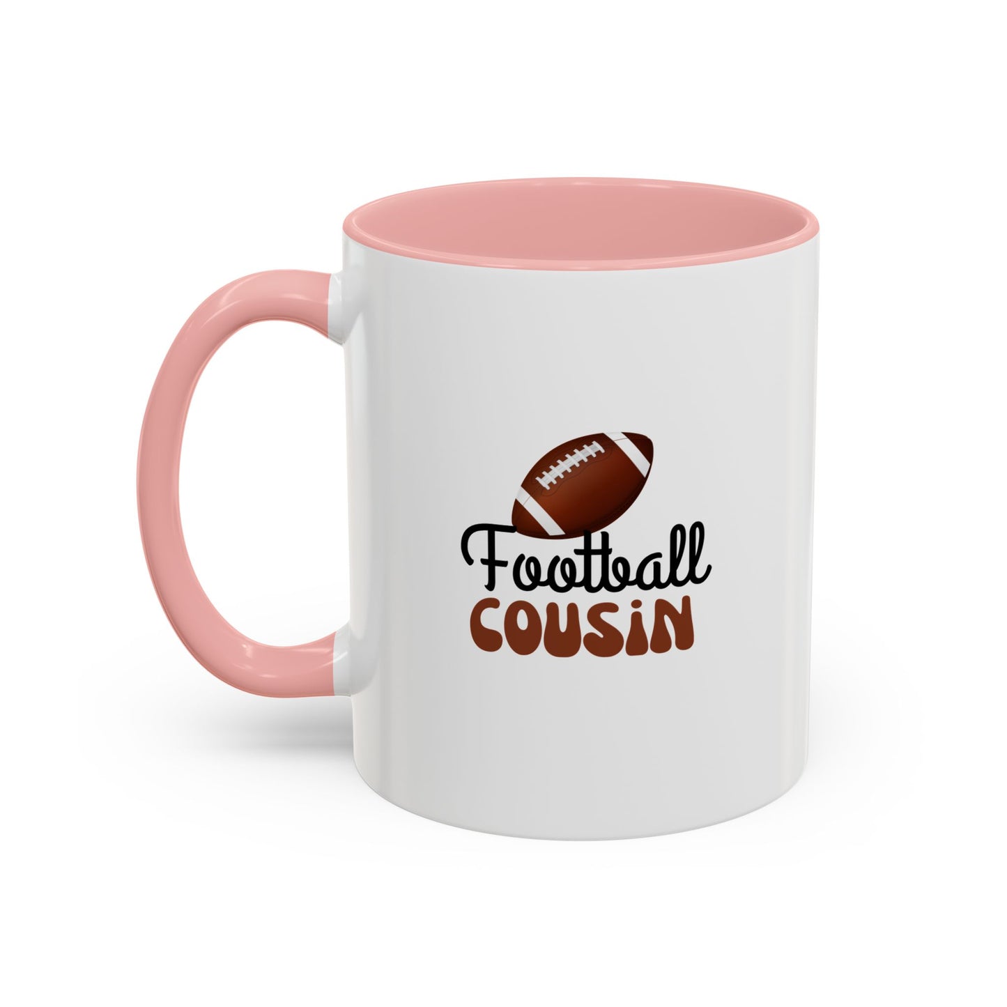 Football Cousin Mug | Sports Fan Gift | Proud Cousin Gift | Ceramic Mug | 11oz Accent Mug | 15oz Accent Mug