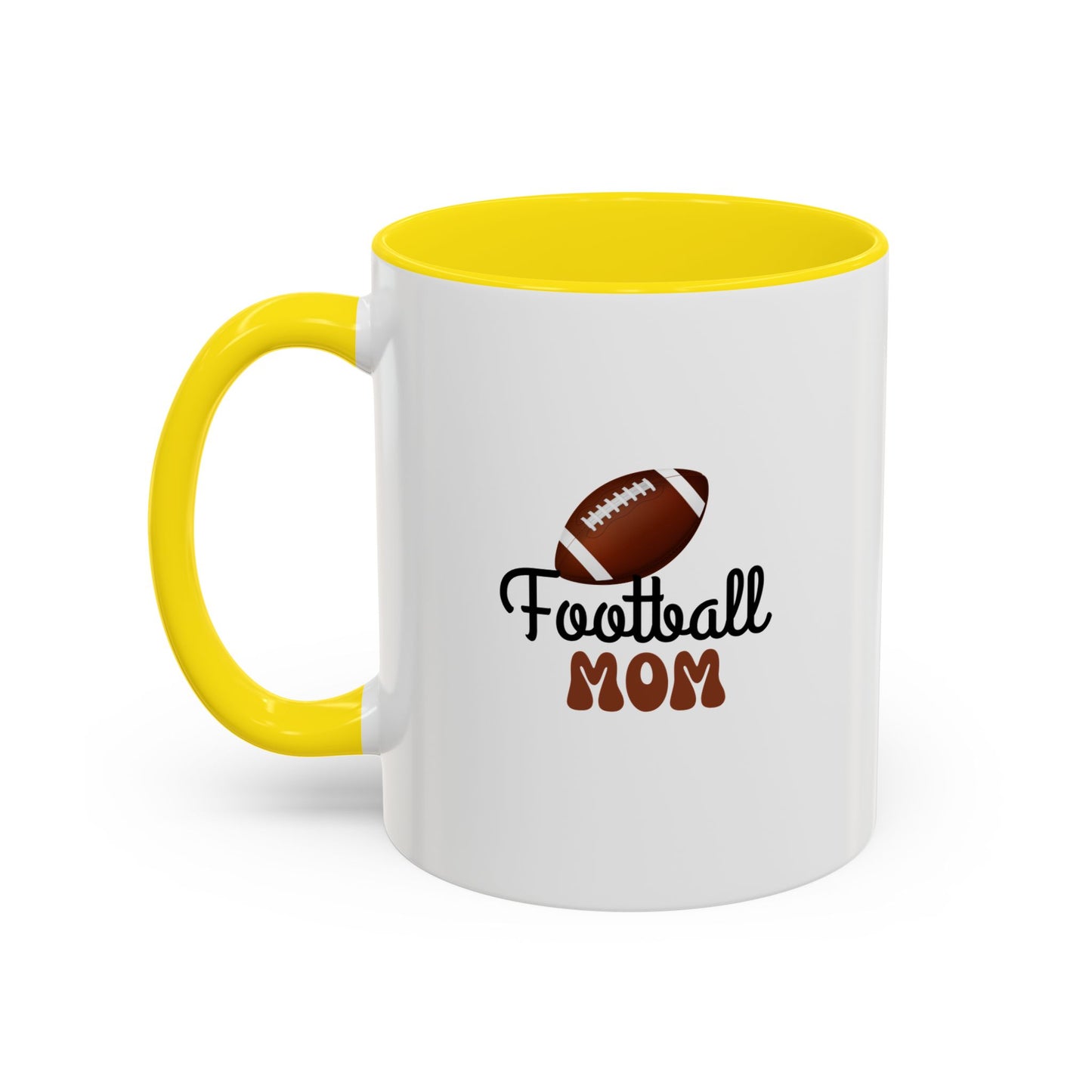 Football Mom Mug | Sports Fan Gift | Proud Mom | Mom Gift | 11oz Accent Mug | 15oz Accent Mug