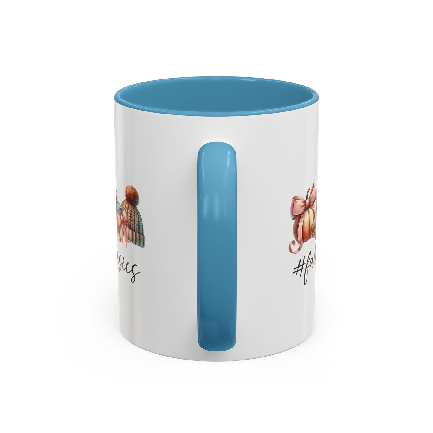 Fall Basics | Fall Lover's Mug | Pumpkin and Latte Mug | Fall Season Mug | Gift for Her | Fall Mug | 11oz Accent Mug | 15oz Accent Mug