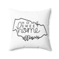 Home Sweet Home Illinois Decorative Pillow | Gift For Her | Home Decor | State Gift | Customized State Pillow