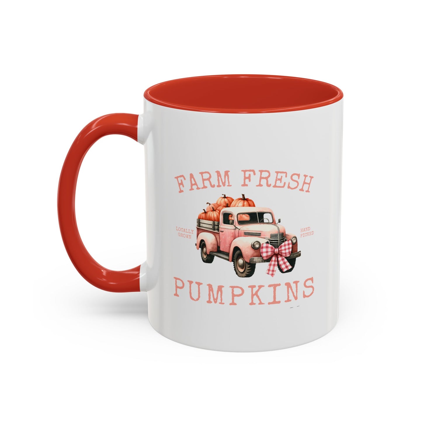 Farm Fresh Pumpkins Fall Mug | Pumpkin Truck | Gift for Her | Gift for Nature Lover | Fall Mug | Fall Season Mug | Gift for Her | Fall Mug | 11oz Accent Mug | 15oz Accent Mug