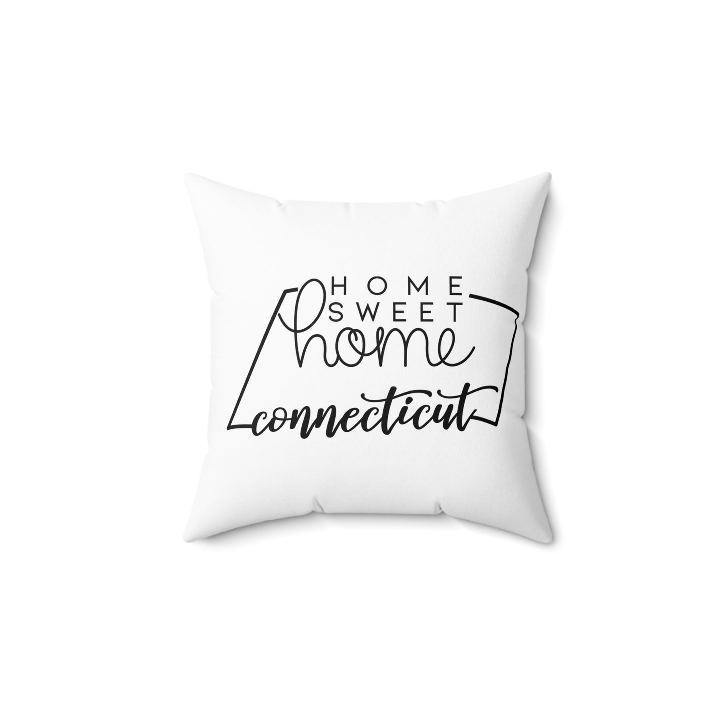 Home Sweet Home Connecticut Decorative Pillow | Gift For Her | Home Decor | State Gift | Customized State Pillow