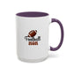 Football Mom Mug | Sports Fan Gift | Proud Mom | Mom Gift | 11oz Accent Mug | 15oz Accent Mug