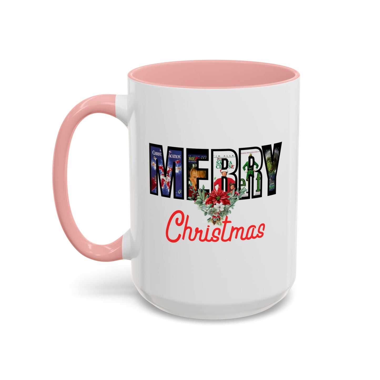 Cute Merry Christmas Nostalgic Holiday Movie Poster Mug | Christmas Gift | Funny Christmas Gift | Accent Mug | 11oz | 15oz |