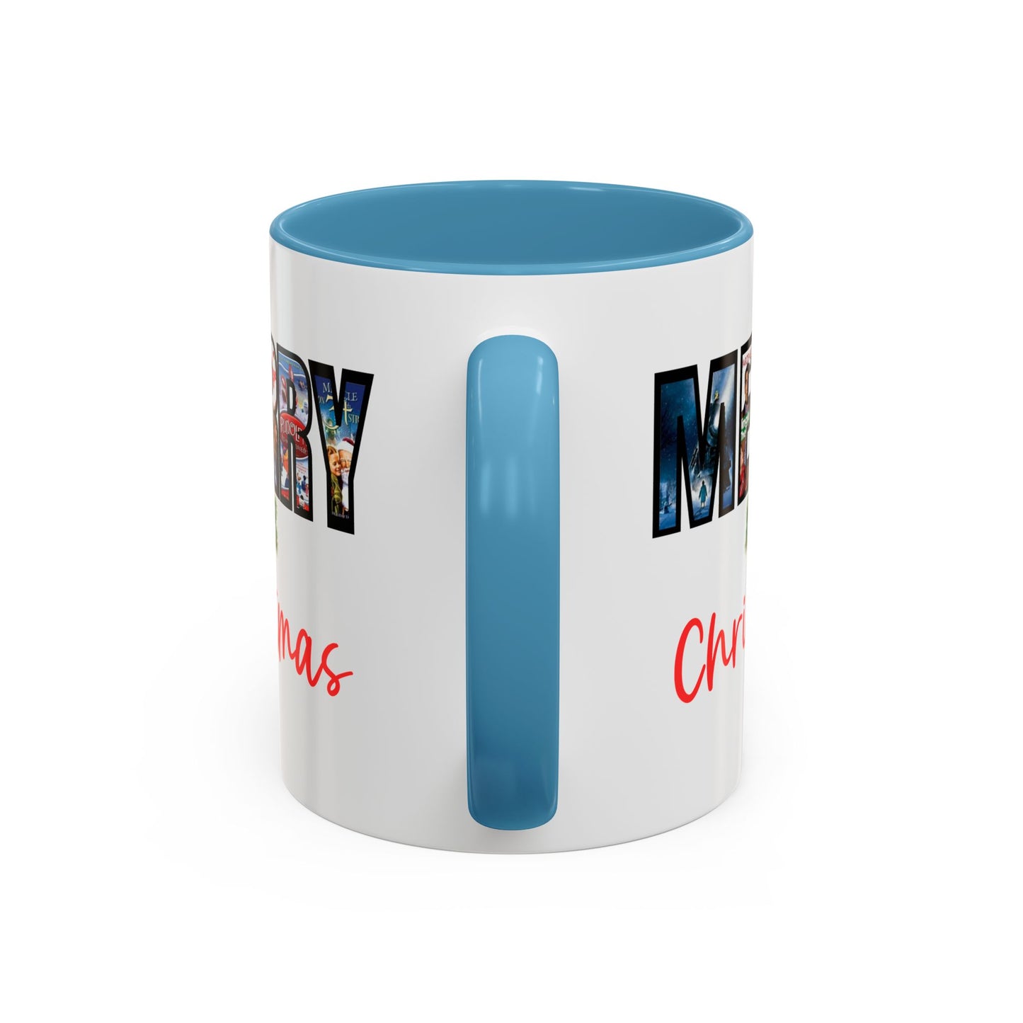 Merry Christmas Nostalgic Movie Poster Mug | 11oz | 15oz | Christmas Gift | Funny Christmas Gift | Accent Mug