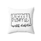 Home Sweet Home North Dakota Decorative Pillow | Gift For Her | Home Decor | State Gift | Customized State Pillow