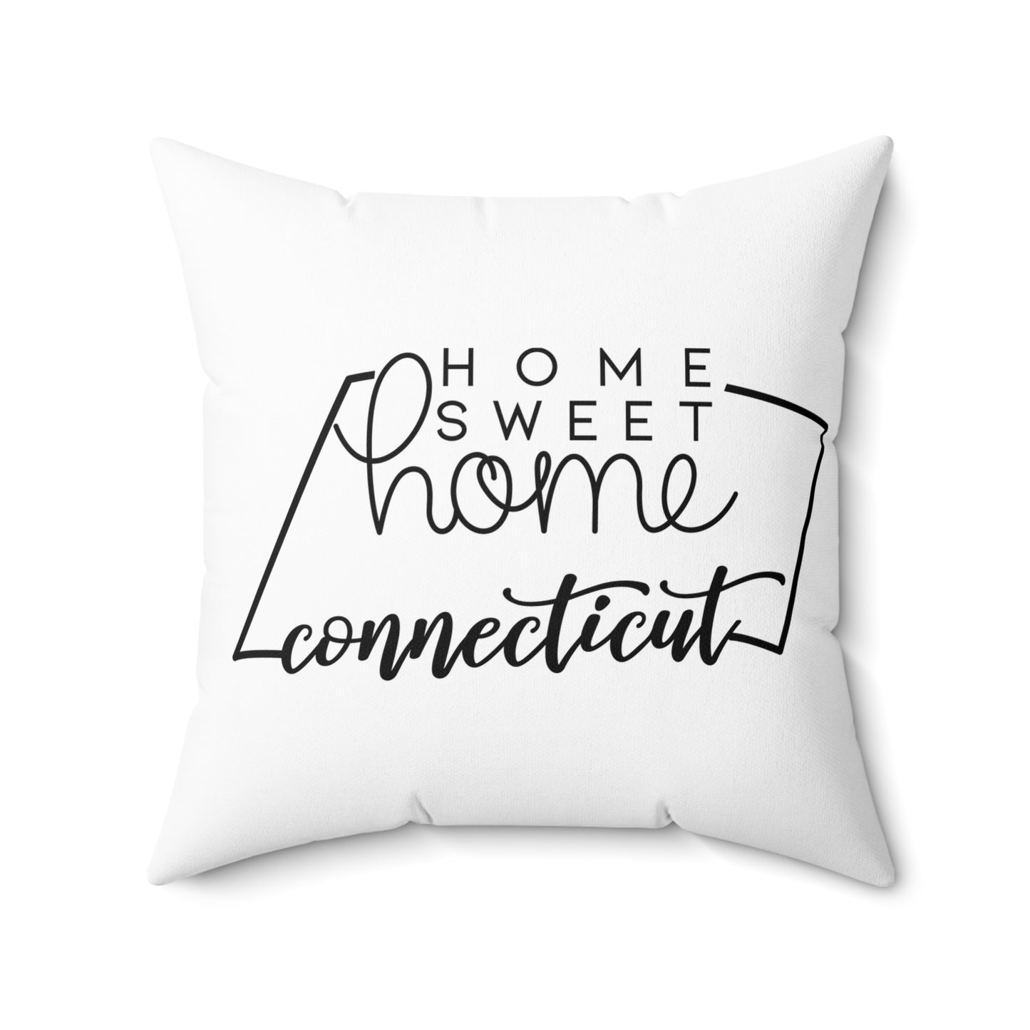 Home Sweet Home Connecticut Decorative Pillow | Gift For Her | Home Decor | State Gift | Customized State Pillow