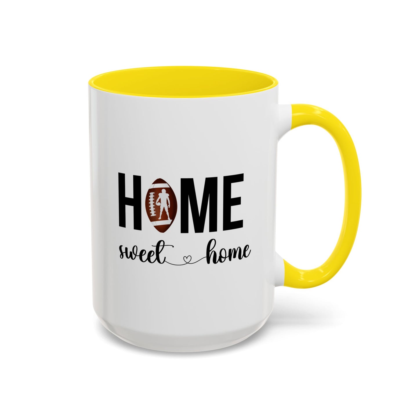 Male Football Home Sweet Home Mug | Sports Mug |11oz Accent Mug | 15oz Accent Mug | Football Mug