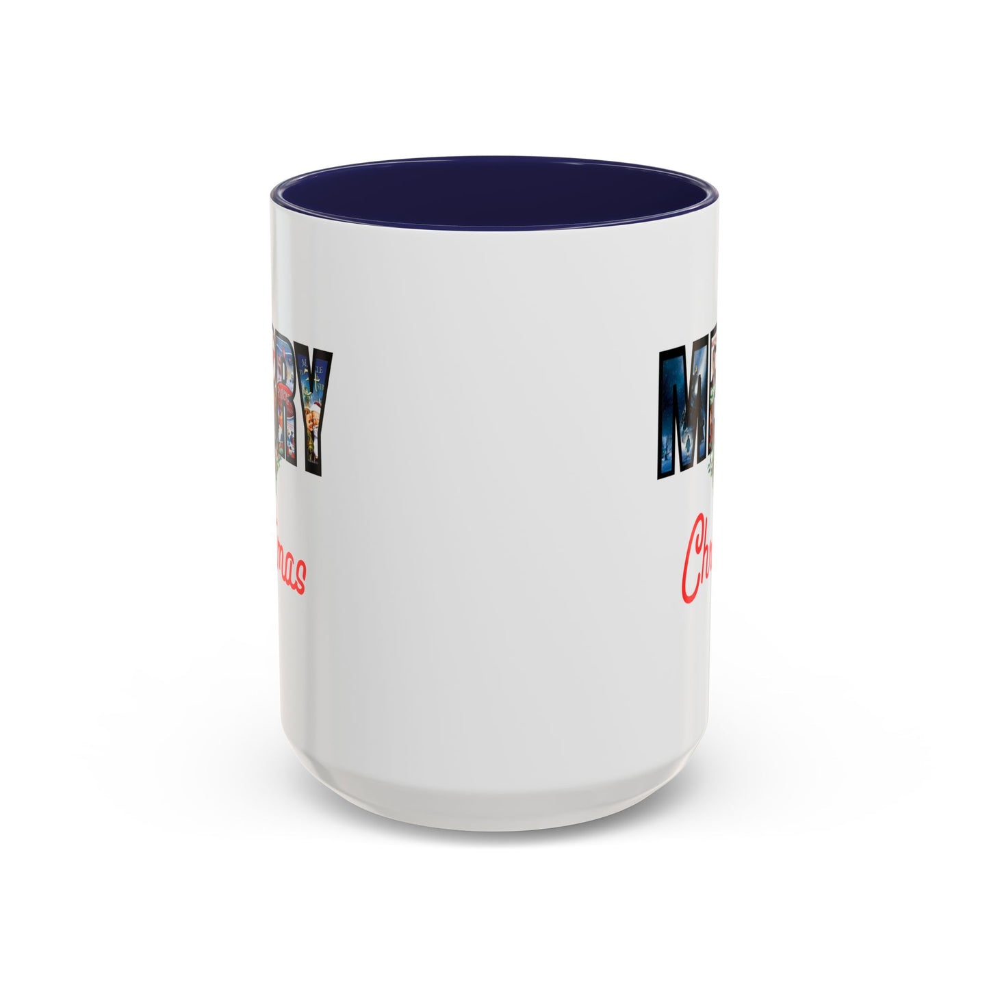 Merry Christmas Nostalgic Movie Poster Mug | 11oz | 15oz | Christmas Gift | Funny Christmas Gift | Accent Mug