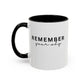 Remember Your Why Inspirational Quote Gift | Motivational Quote Gift | Ceramic Mug | 11oz Accent Mug | 15oz Accent Mug