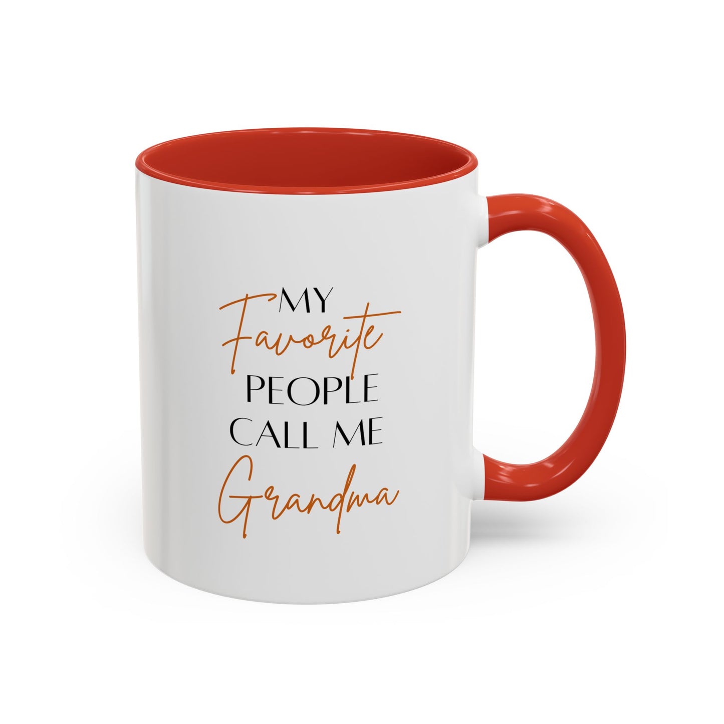 Grandma Life Mug | Gift for Grandma | My Favorite People Call Me Grandma | 11oz Accent Mug | 15oz Accent Mug
