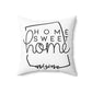 Home Sweet Home Arizona Decorative Pillow | Gift For Her | Home Decor | State Gift | Customized State Pillow