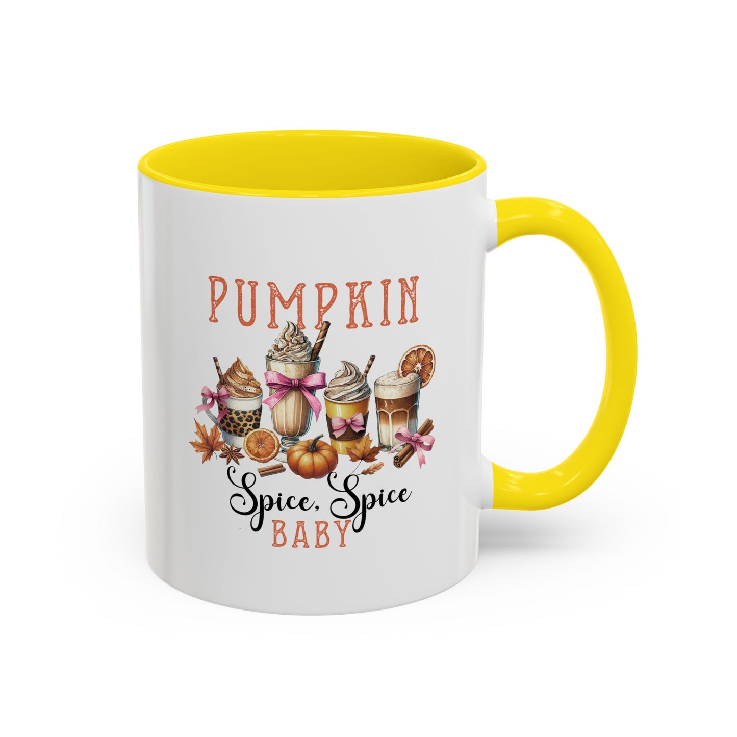 Fall Pumpkin Spice Mug | Spice, Spice Mug | Fall Season Mug | Gift for Her | Fall Mug | 11oz Accent Mug | 15oz Accent Mug