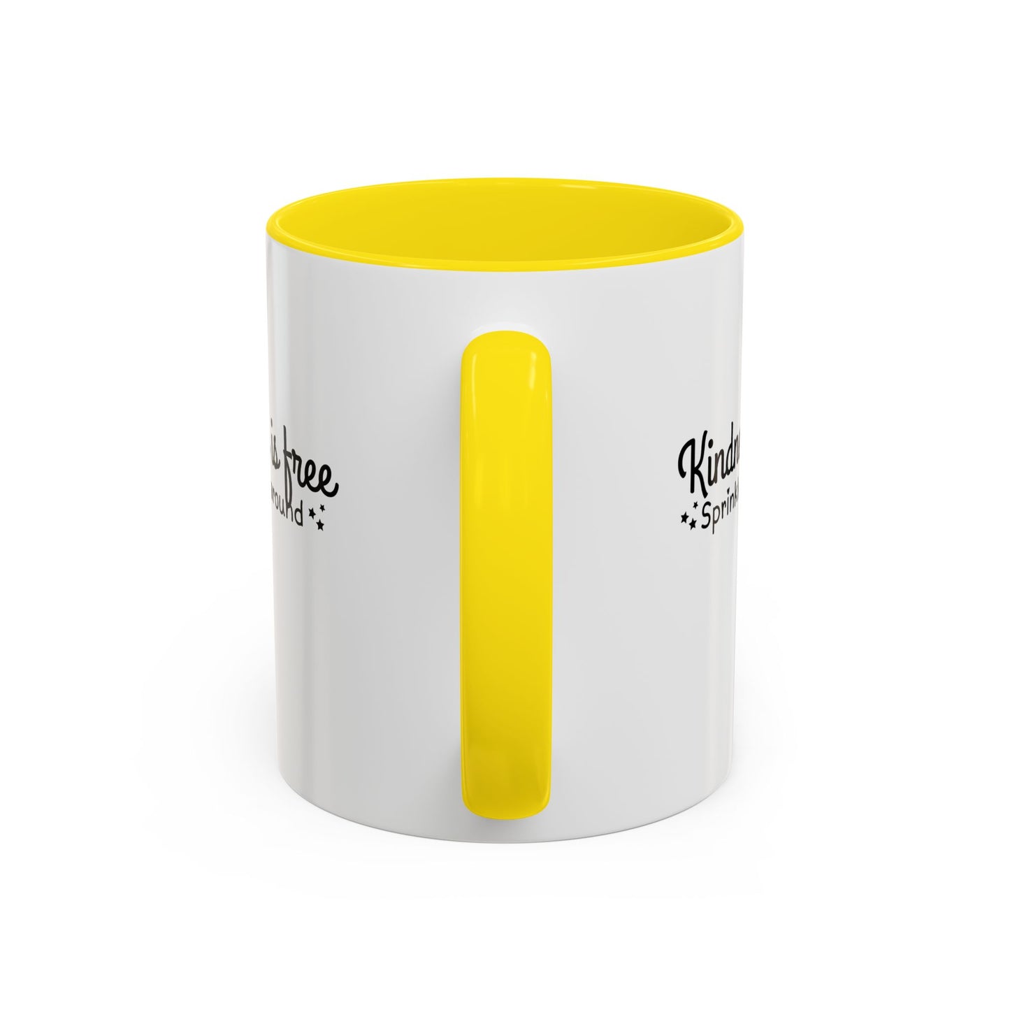 Kindness Is Free Quote Mug | Motivational Quote Gift | Ceramic Mug | 11oz Accent Mug | 15oz Accent Mug