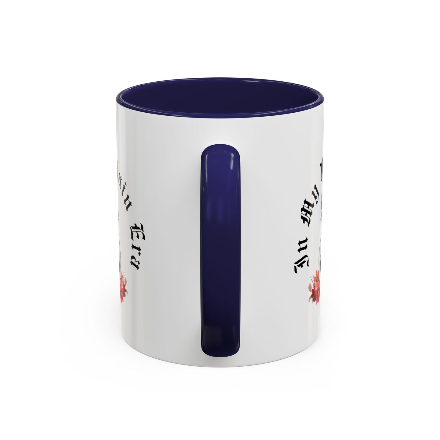 Cute In My Villain Era Mug | Villain Era | Decorative Roses with Skull Mug | Cute Villain Mug | 11oz Accent Mug | 15oz Accent Mug