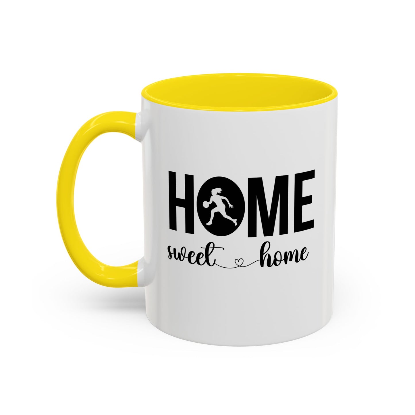 Female Basketball Player Gift Idea | Home Sweet Home Mug | Sports Mug |11oz Accent Mug | 15oz Accent Mug | Gift Idea