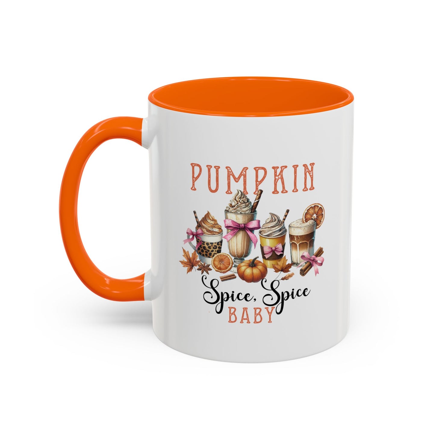Fall Pumpkin Spice Mug | Spice, Spice Mug | Fall Season Mug | Gift for Her | Fall Mug | 11oz Accent Mug | 15oz Accent Mug