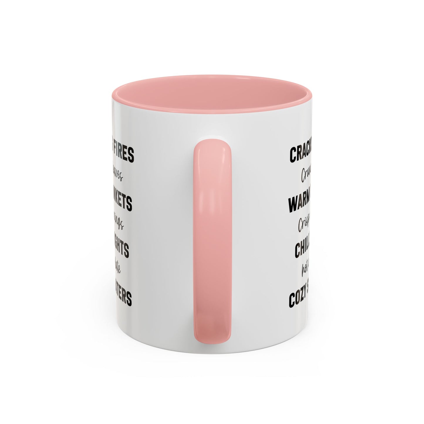 Crackling Fires Crunchy Leaves Fall Vibes Mug | Fall Season Mug | Nature Lover Gift Idea | Fall Mug | 11oz Accent Mug | 15oz Accent Mug