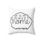 Home Sweet Home Wisconsin Decorative Pillow | Gift For Her | Home Decor | State Gift | Customized State Pillow