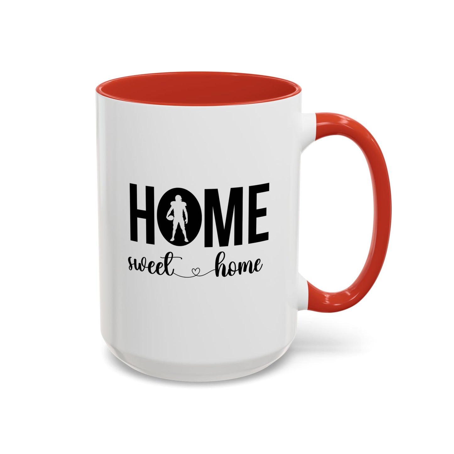 Male Football Mug | Sports Mug |11oz Accent Mug | 15oz Accent Mug | Football Mug | Home Sweet Home Mug