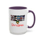 Merry Christmas Nostalgic Movie Poster Mug | Christmas Gift | Funny Christmas Gift | Accent Mug