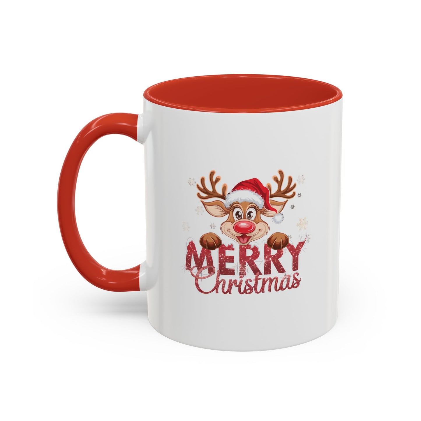 Reindeer Merry Christmas Mug | Merry Gift Idea | Gift for Kids | Kids Christmas Gift Idea | Kids Mug | 11oz Accent Mug | 15oz Accent Mug