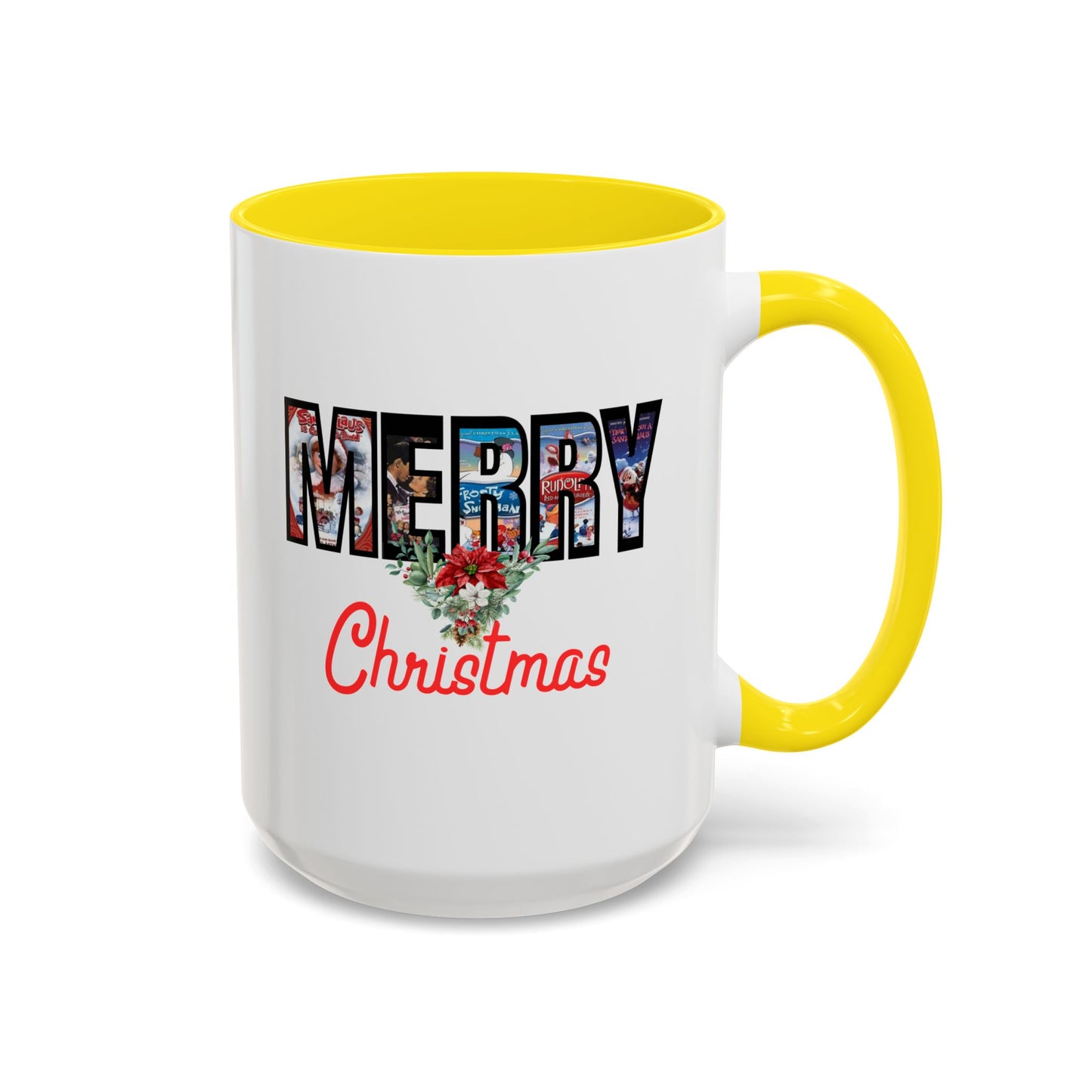Merry Christmas Nostalgic Movie Poster Mug | Christmas Gift | Funny Christmas Gift | Accent Mug | 11oz | 15oz |