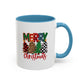Colorful Merry Christmas Trees Mug | Christmas Mug | Christmas Gift | 11oz Accent Mug | 15oz Accent Mug
