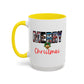 Merry Christmas Nostalgic Movie Poster Mug | Christmas Gift | Funny Christmas Gift | Accent Mug