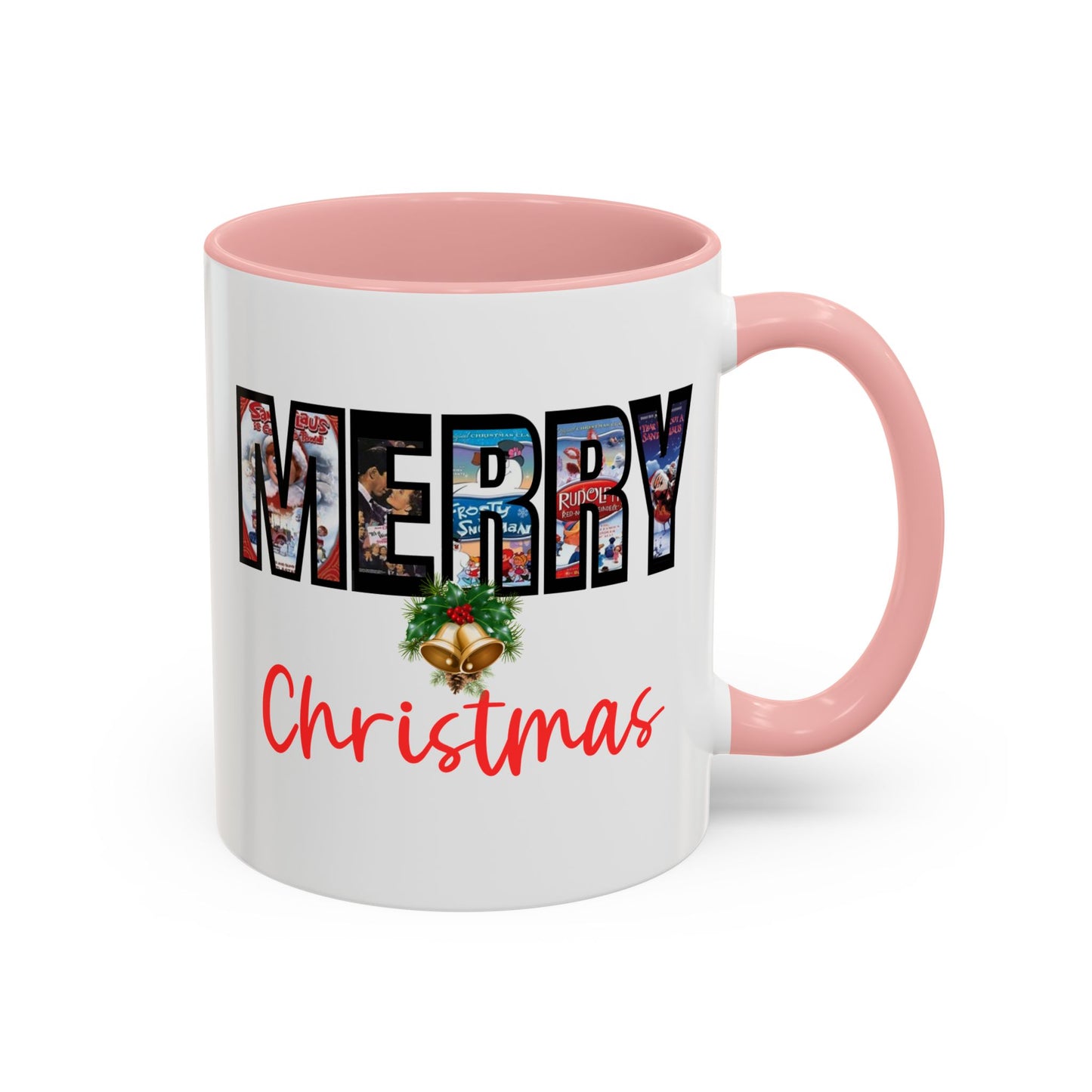 Merry Christmas Nostalgic Movie Poster Mug | Christmas Gift | Funny Christmas Gift | Accent Mug