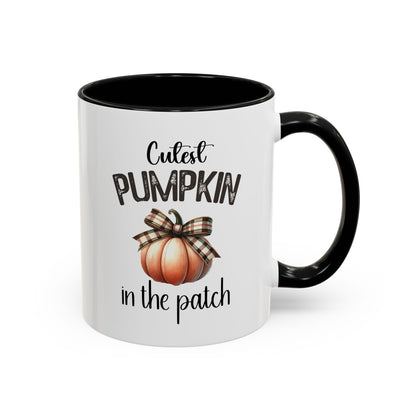 Cutest Pumpkin In The Patch Mug | Pumpkin Mug | Fall Mug | Gift for Her | Fall Season Mug | Gift for Her | 11oz Accent Mug | 15oz Accent Mug