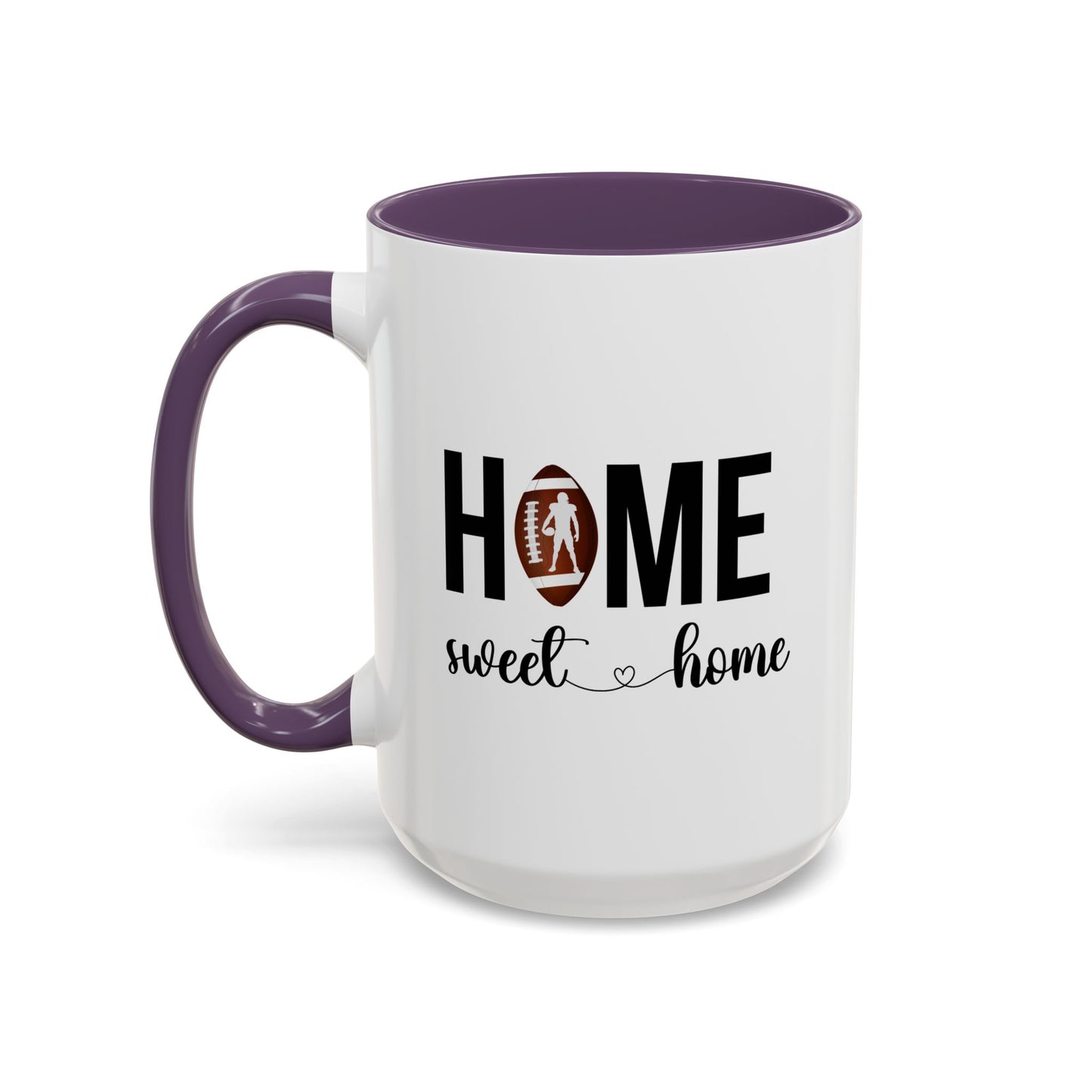Male Football Home Sweet Home Mug | Sports Mug |11oz Accent Mug | 15oz Accent Mug | Football Mug